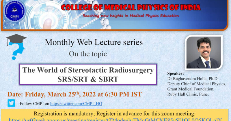 Register for CMPI Web Lecture, scheduled for Mar 25, 2022